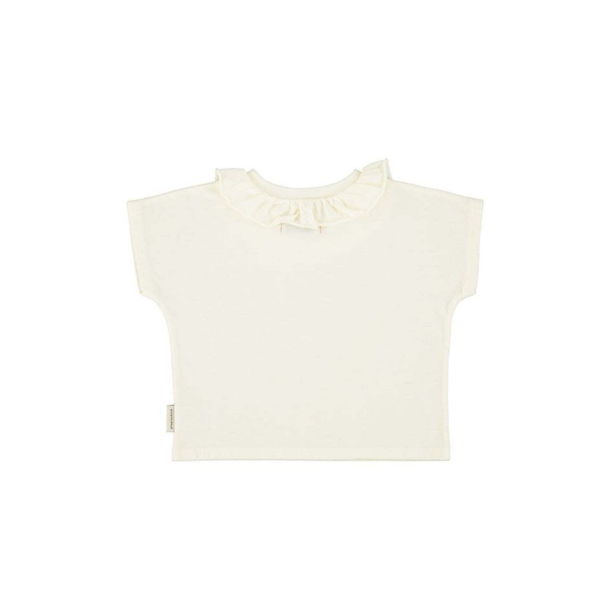 Heart Print T-Shirt | Ecru/Red