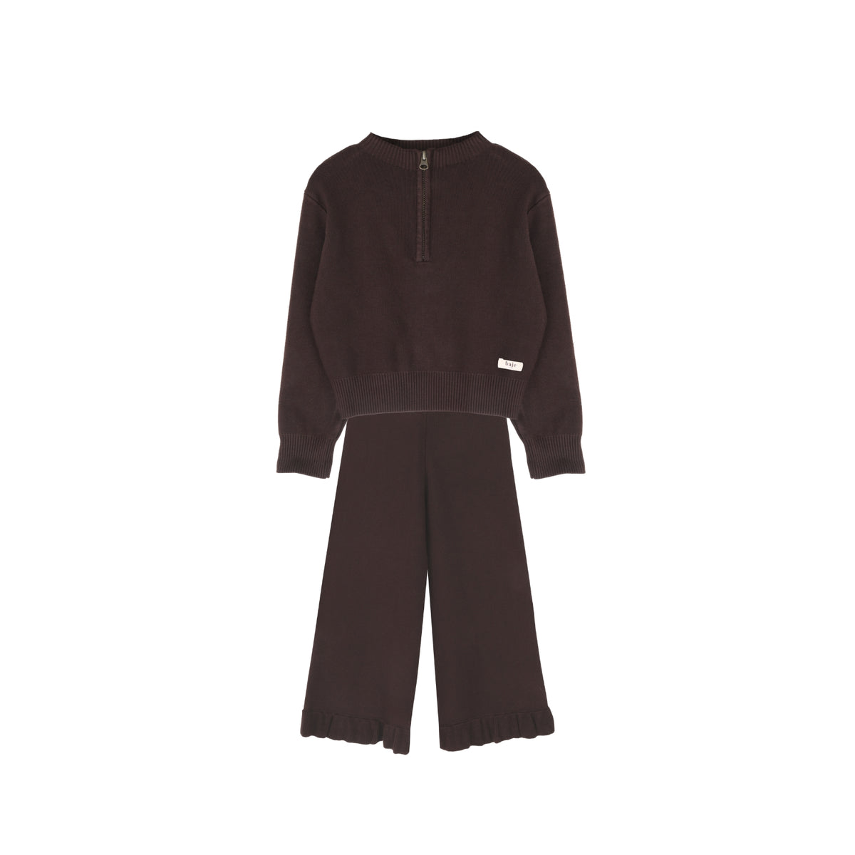 Meza Nikol Sweater Set | Brown Choco