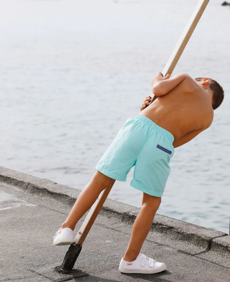 Diego Swim Shorts | Aqua