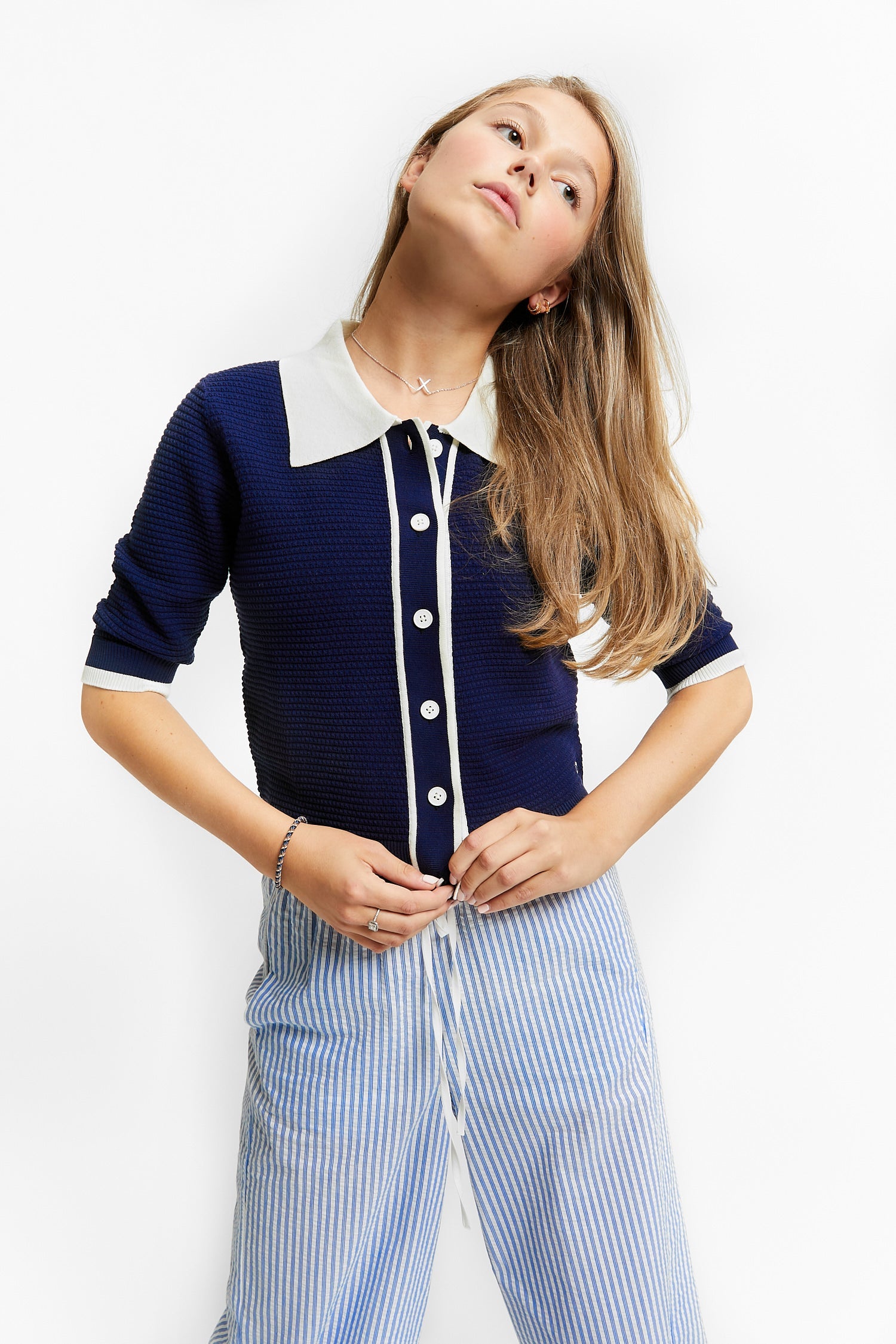 View Cardigan | Navy