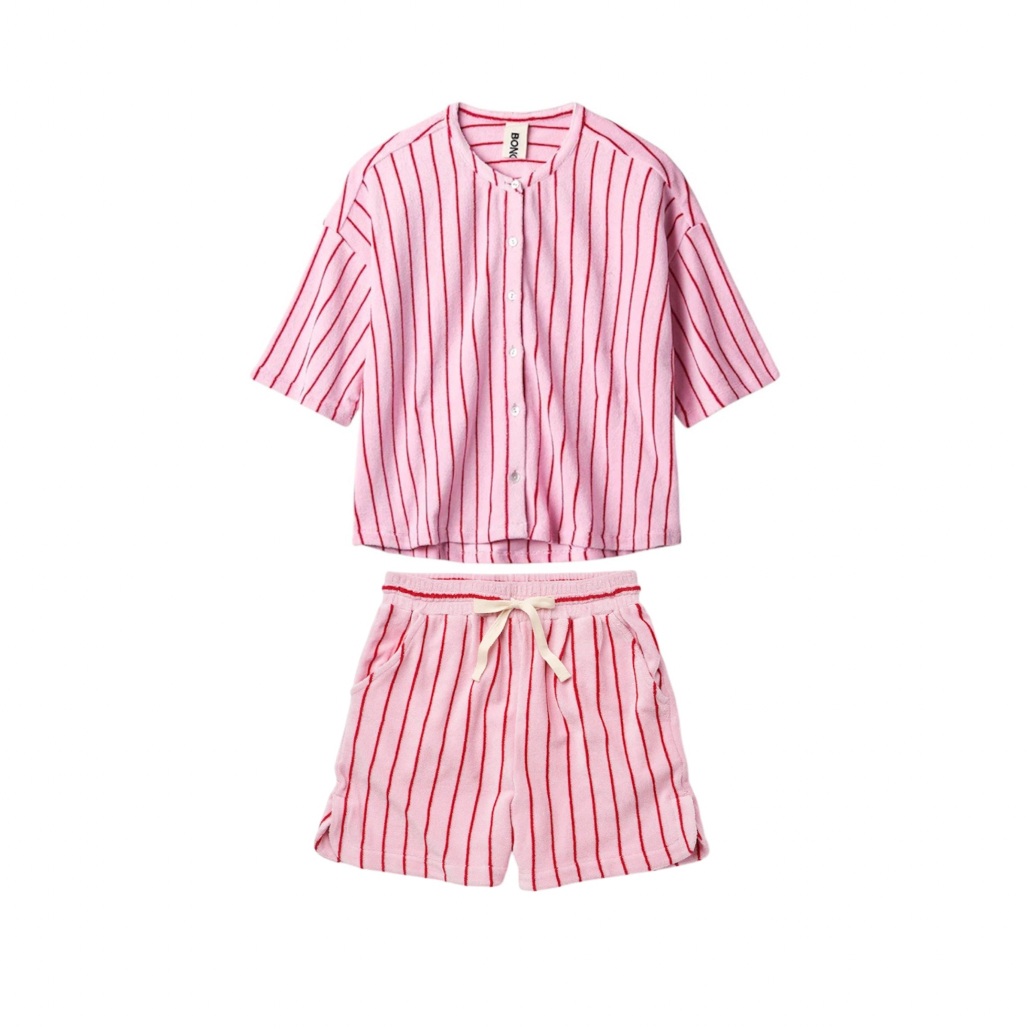Naram Shirt & Short Set | Striped