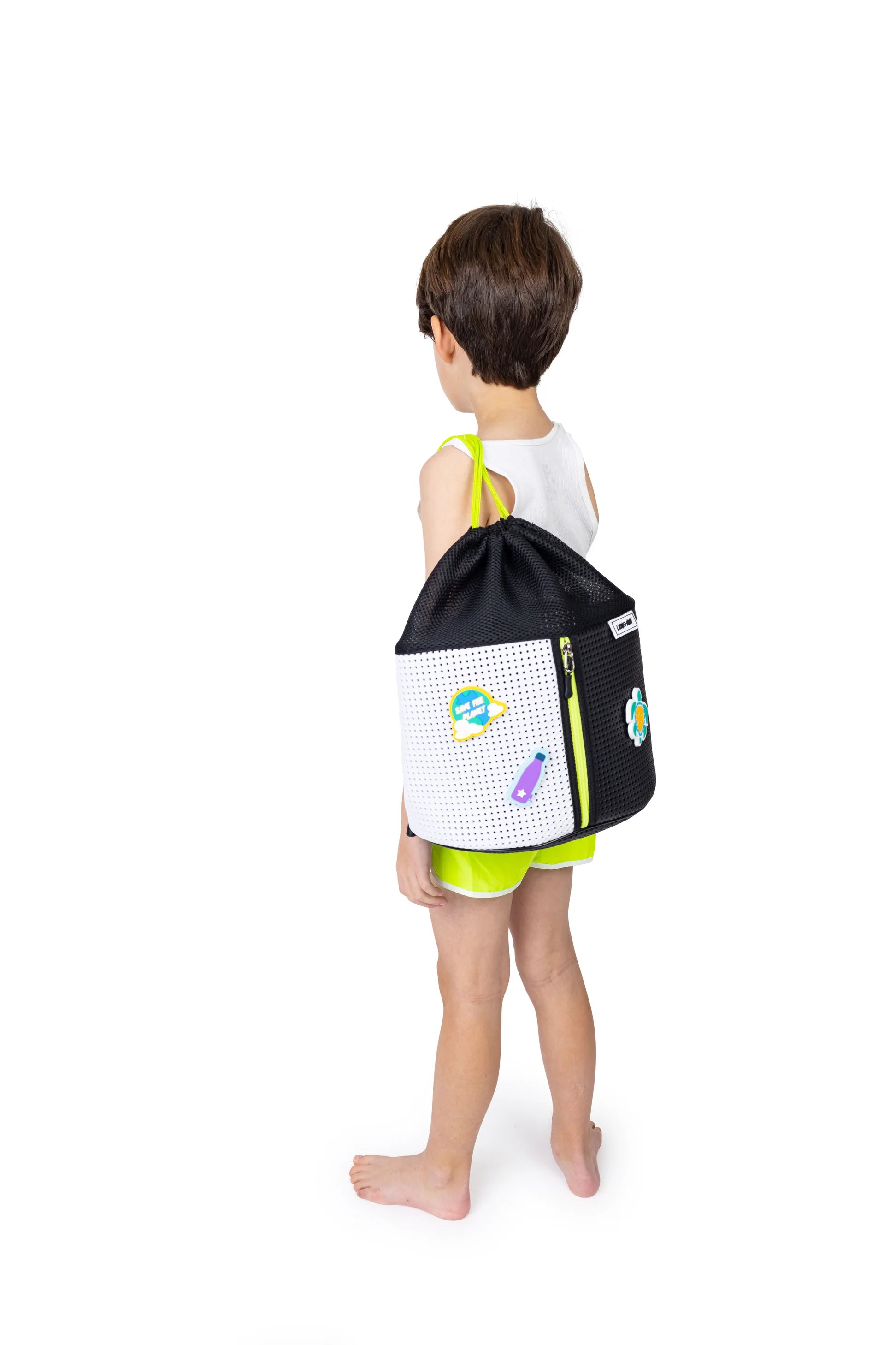 Sophy Zippered Bag | Neon Lime