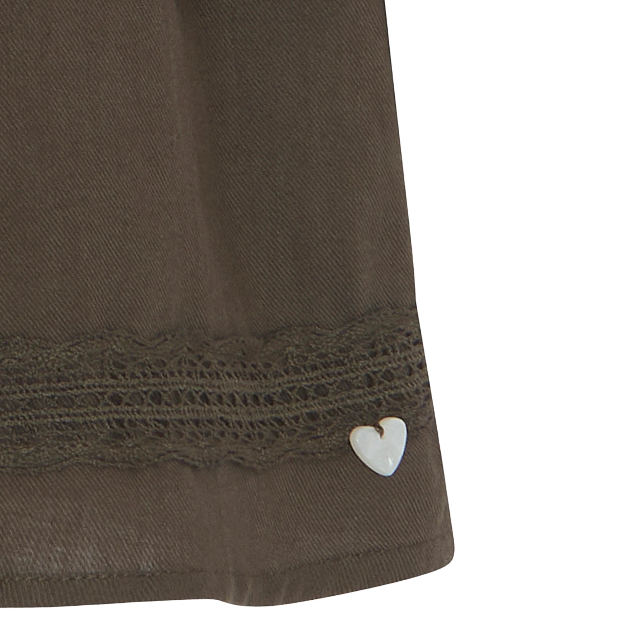 Flat Pleats Dress | Brown
