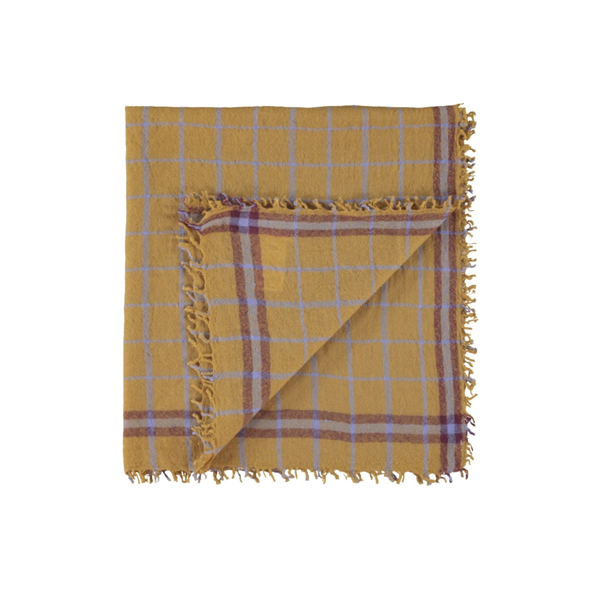 Scarf | Camel Checkered