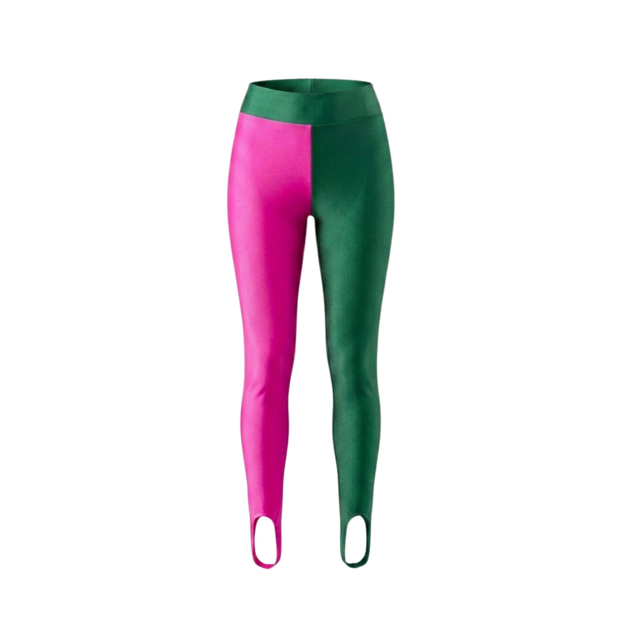 Electra Leggings | Green/Pink