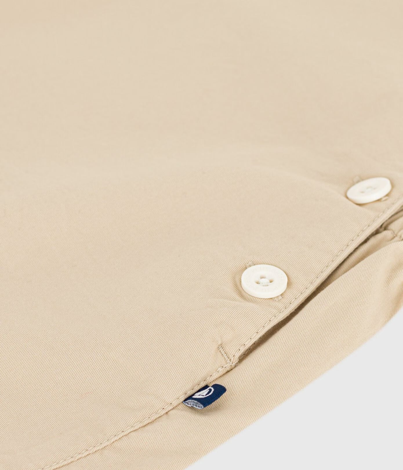 Twill Dungarees | Beige
