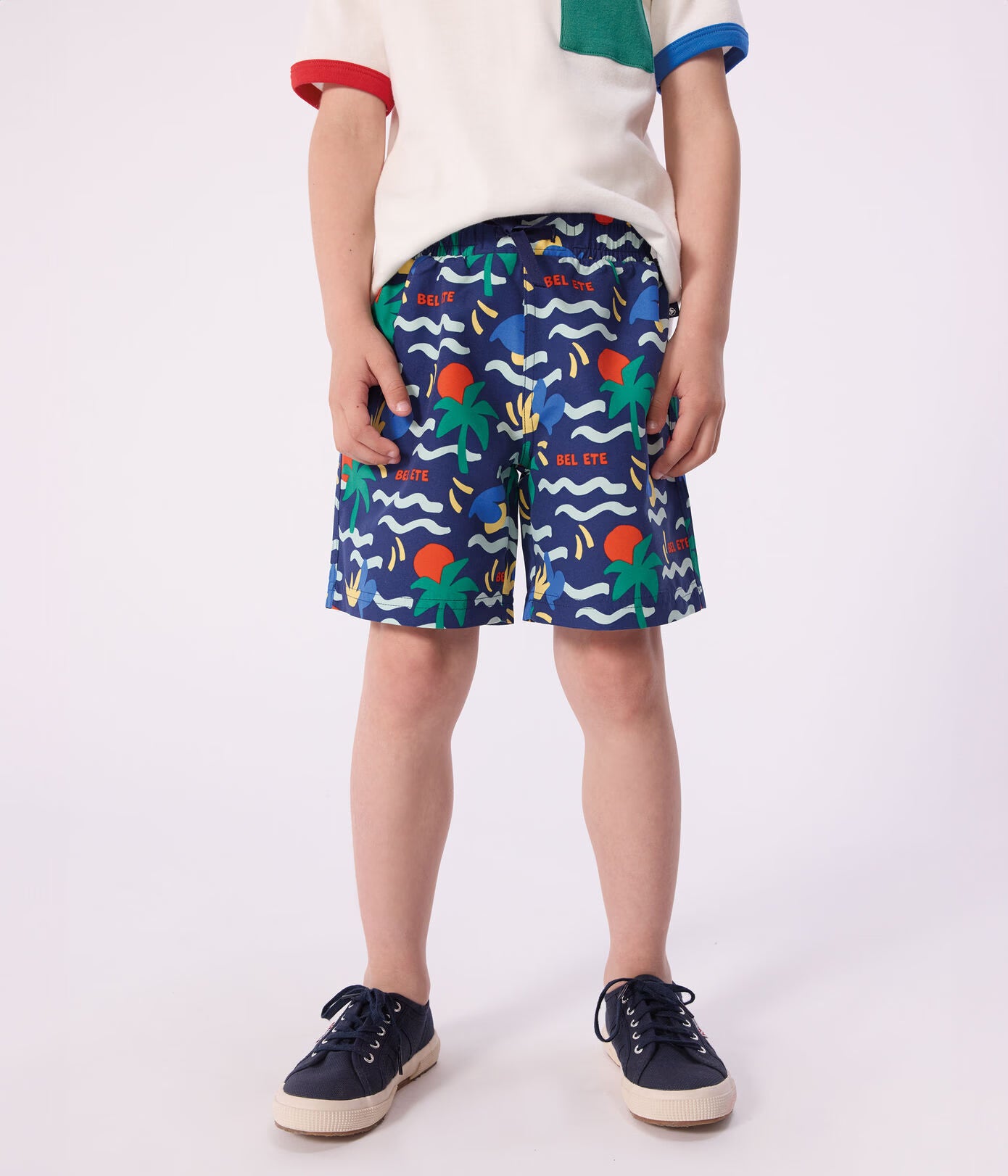 Printed Swim Shorts | Multicolor