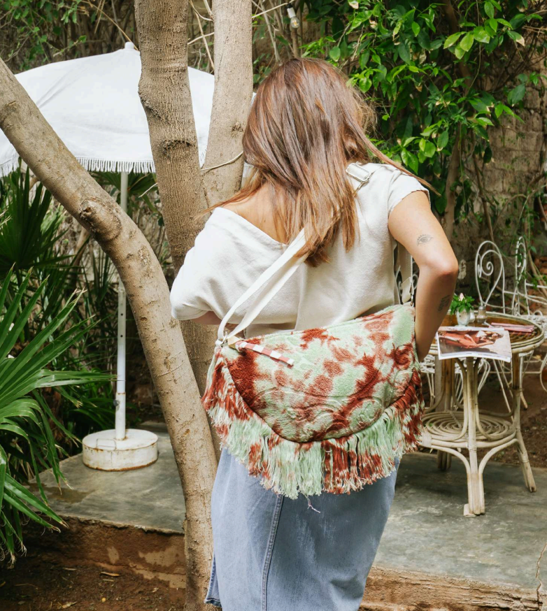Anglet Eponge Bag Tie & Dye | Green