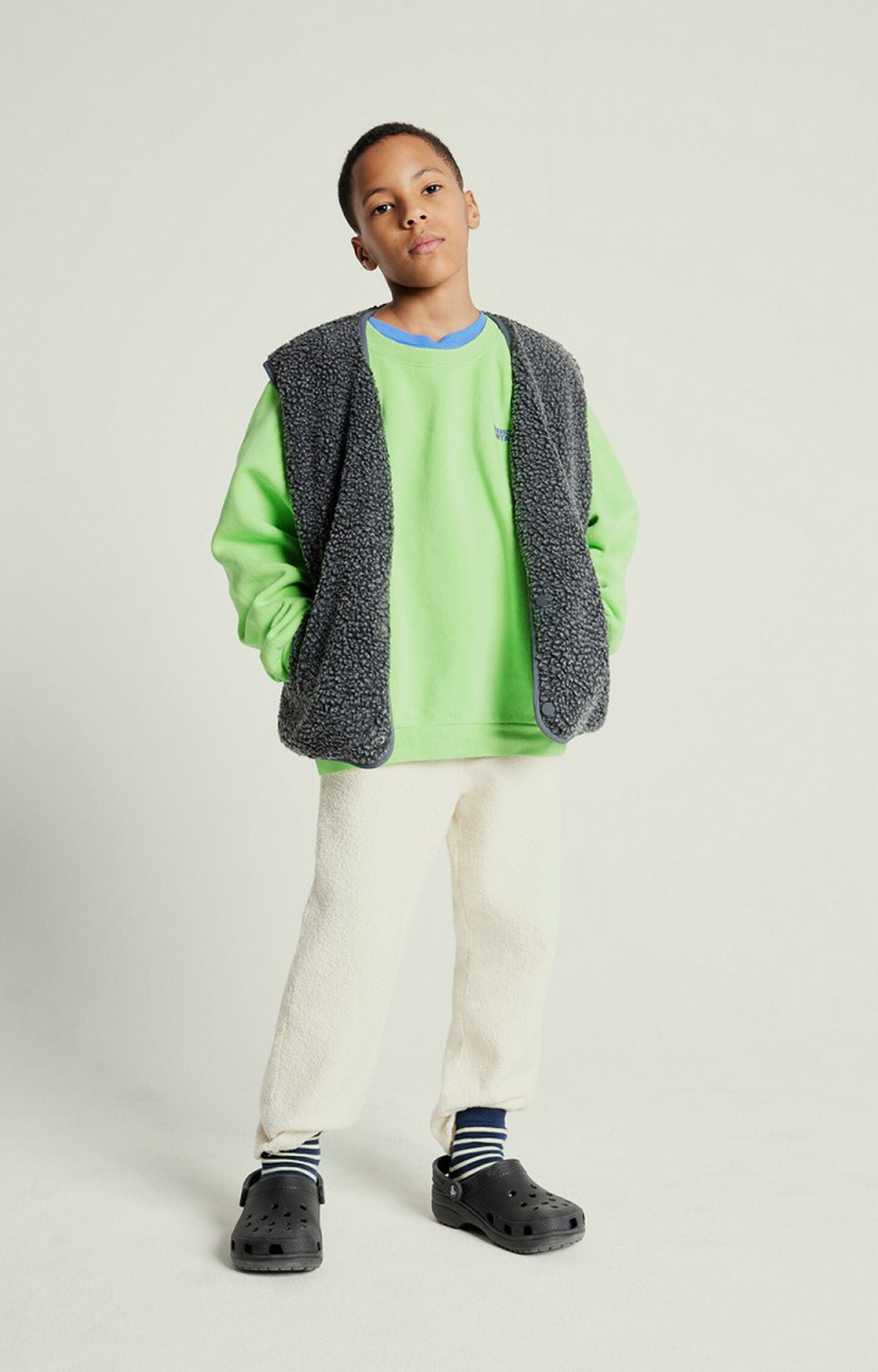 Hoktown Sleeveless Jacket | Charcoal Melange