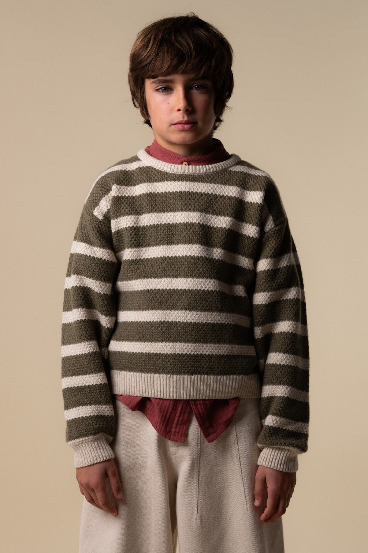 Striped Oli Sweater | Green