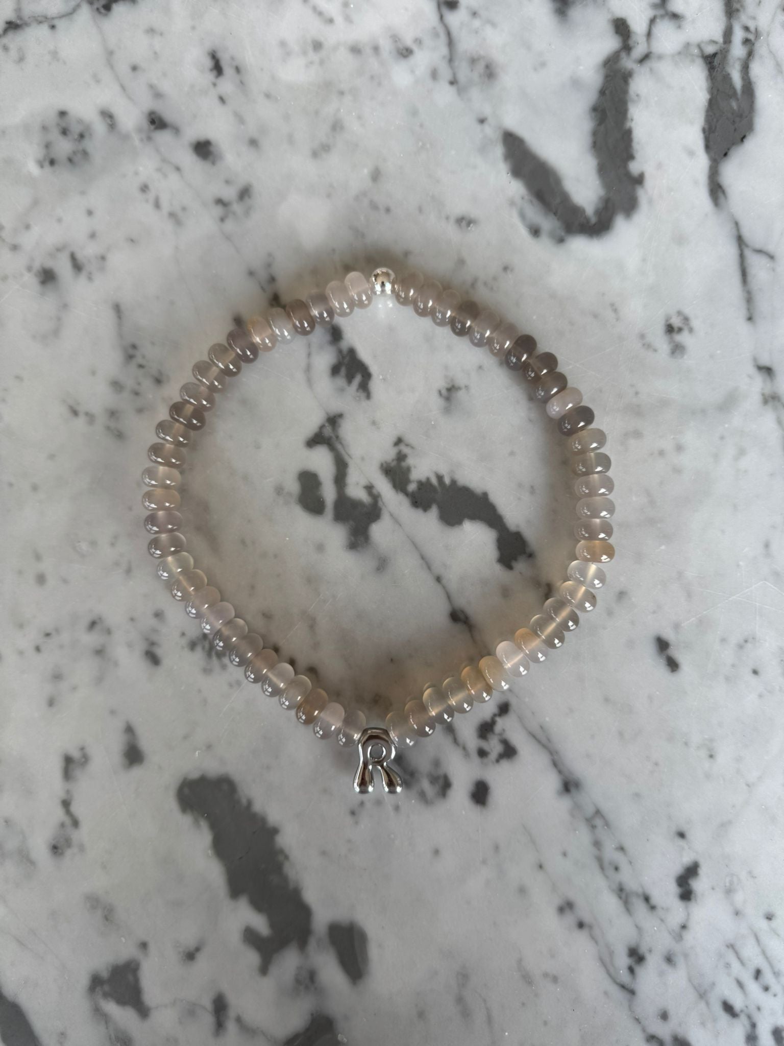 Initial Necklace | Moon Cloud