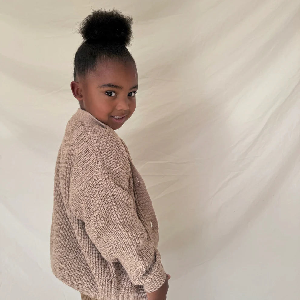 Teddy Cardigan | Beige