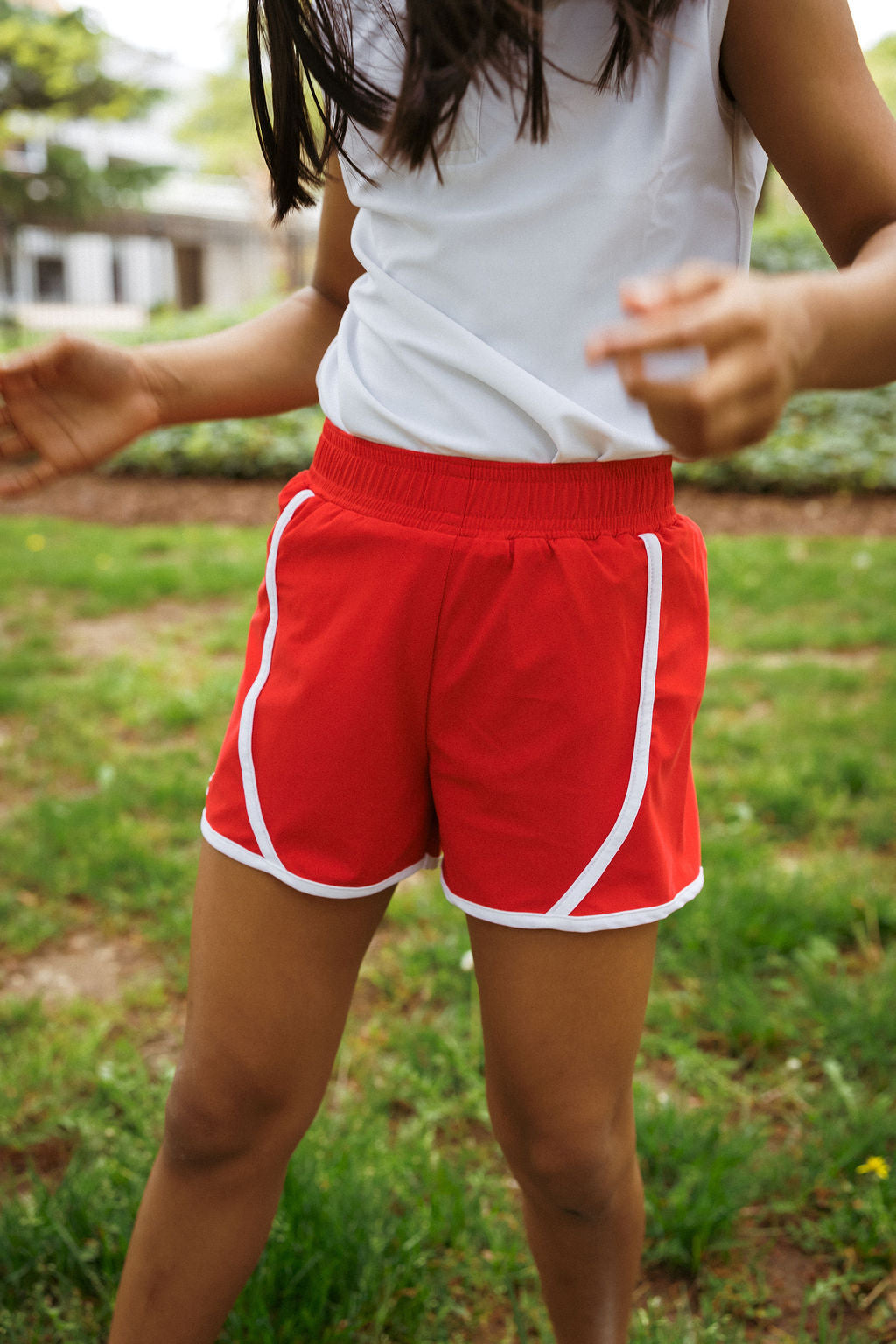 Girls Super Short | Red