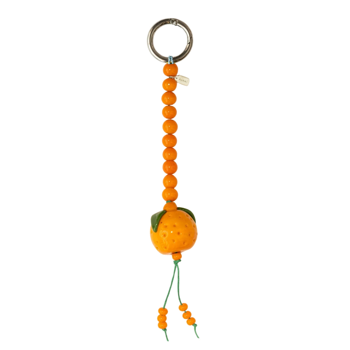 Handmade Glass Decorative Keychains | Orange