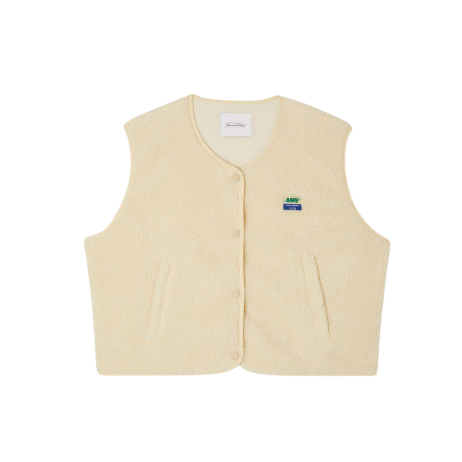 Womens Hoktown Sleeveless Jacket | Ecru
