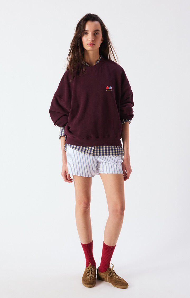 Womens Atubay Sweatshirt | Wine Lees