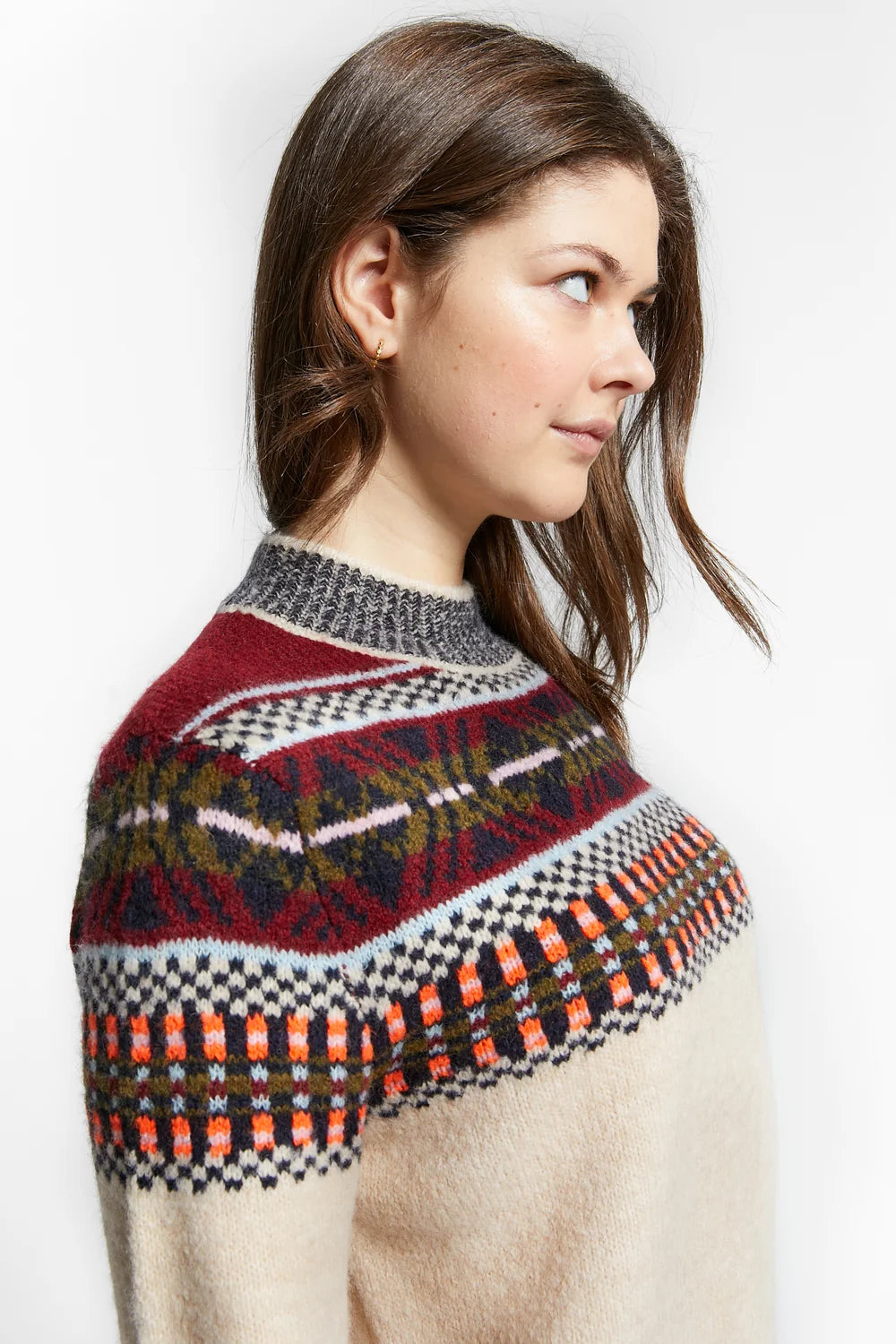 Western Knit Sweater | Off White