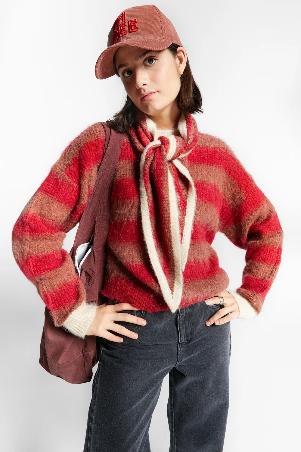Walking Scarf | Merlot Red