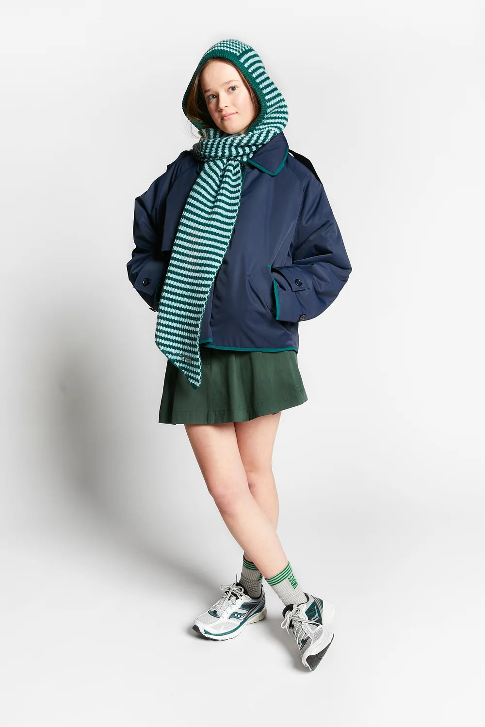 Windy Reversible Puffer Jacket | Navy
