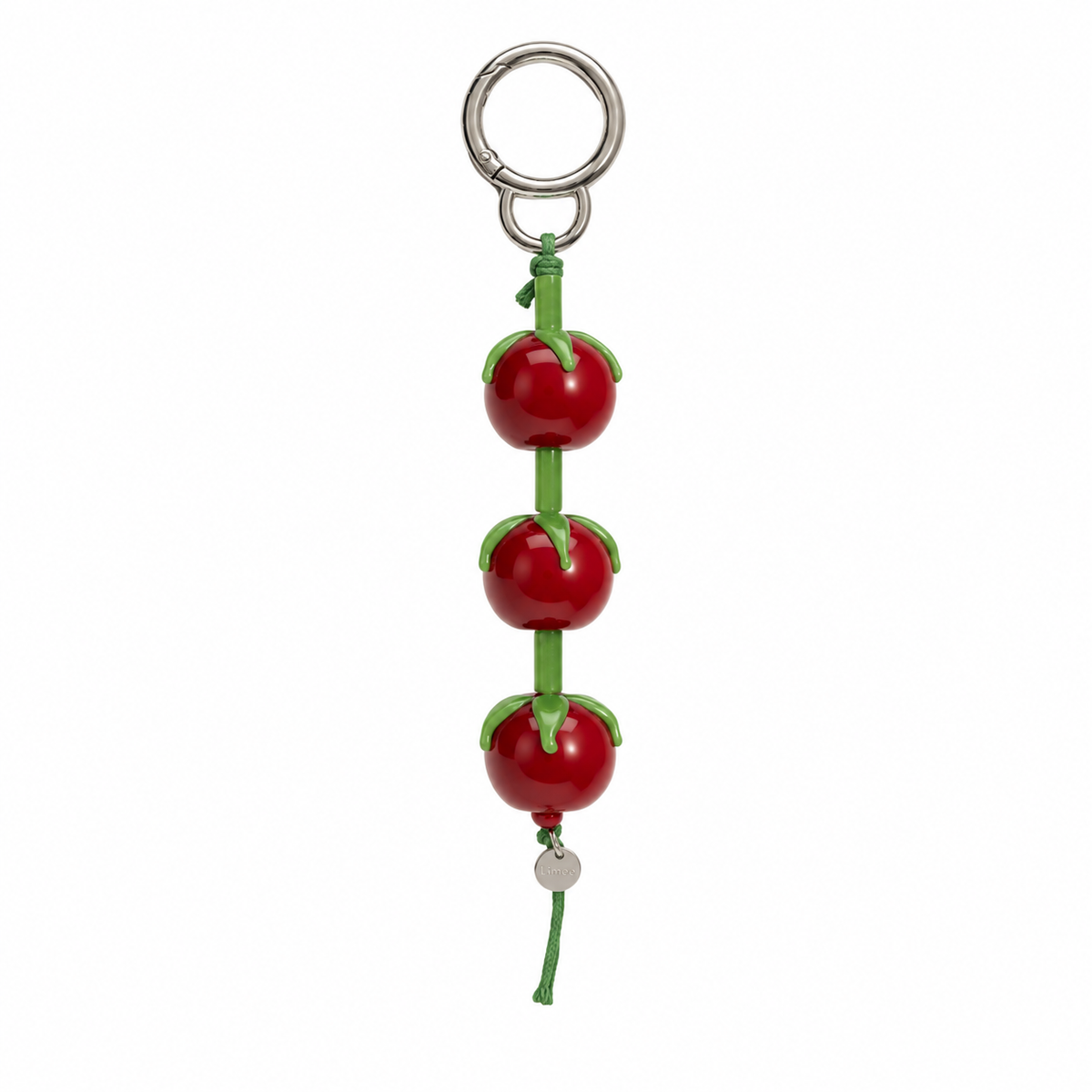 Handmade Glass Decorative Keychains | Tomato