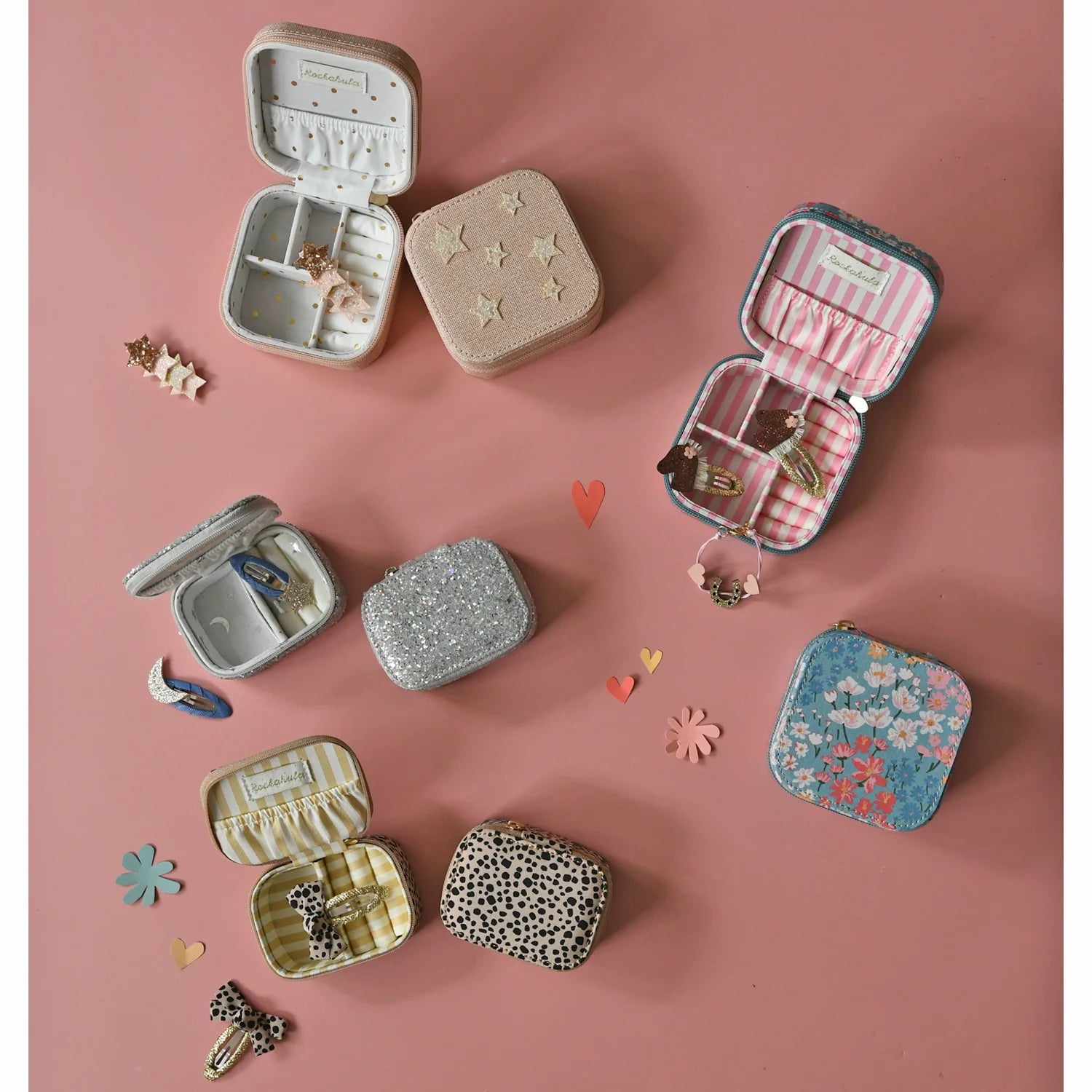 Shimmer Star Square Jewellery Box