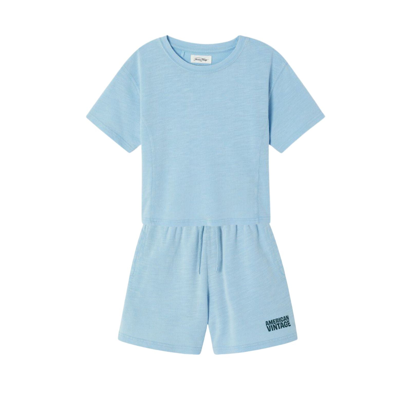 Pojy T-shirt Set | Vintage Light Blue