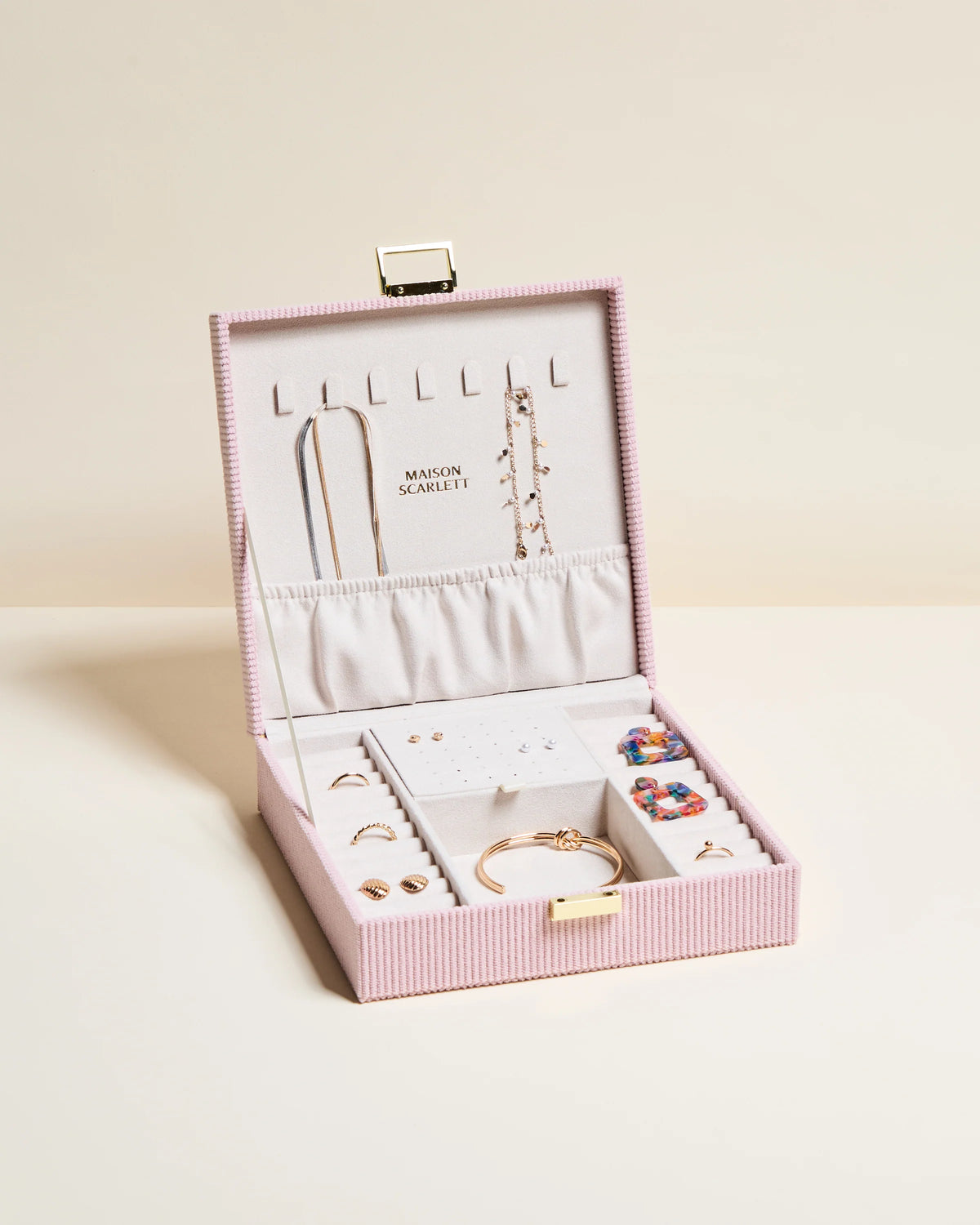 Anne Corduroy Jewelry Box
