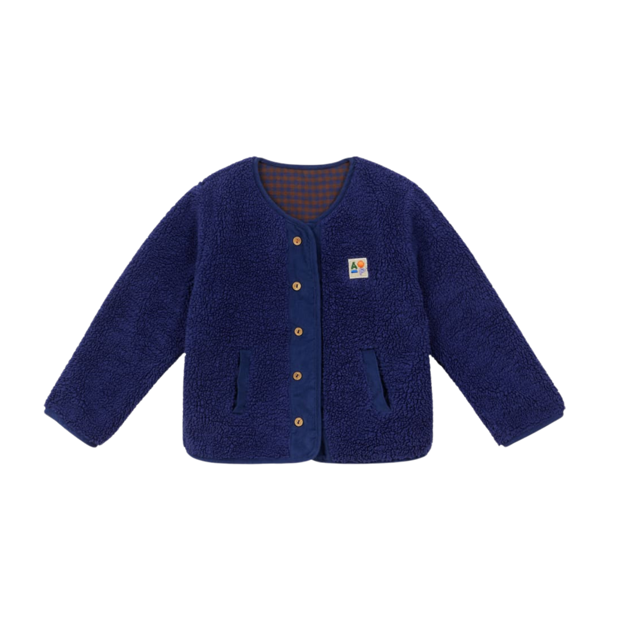 Reversible Sherpa Jacket | Marine