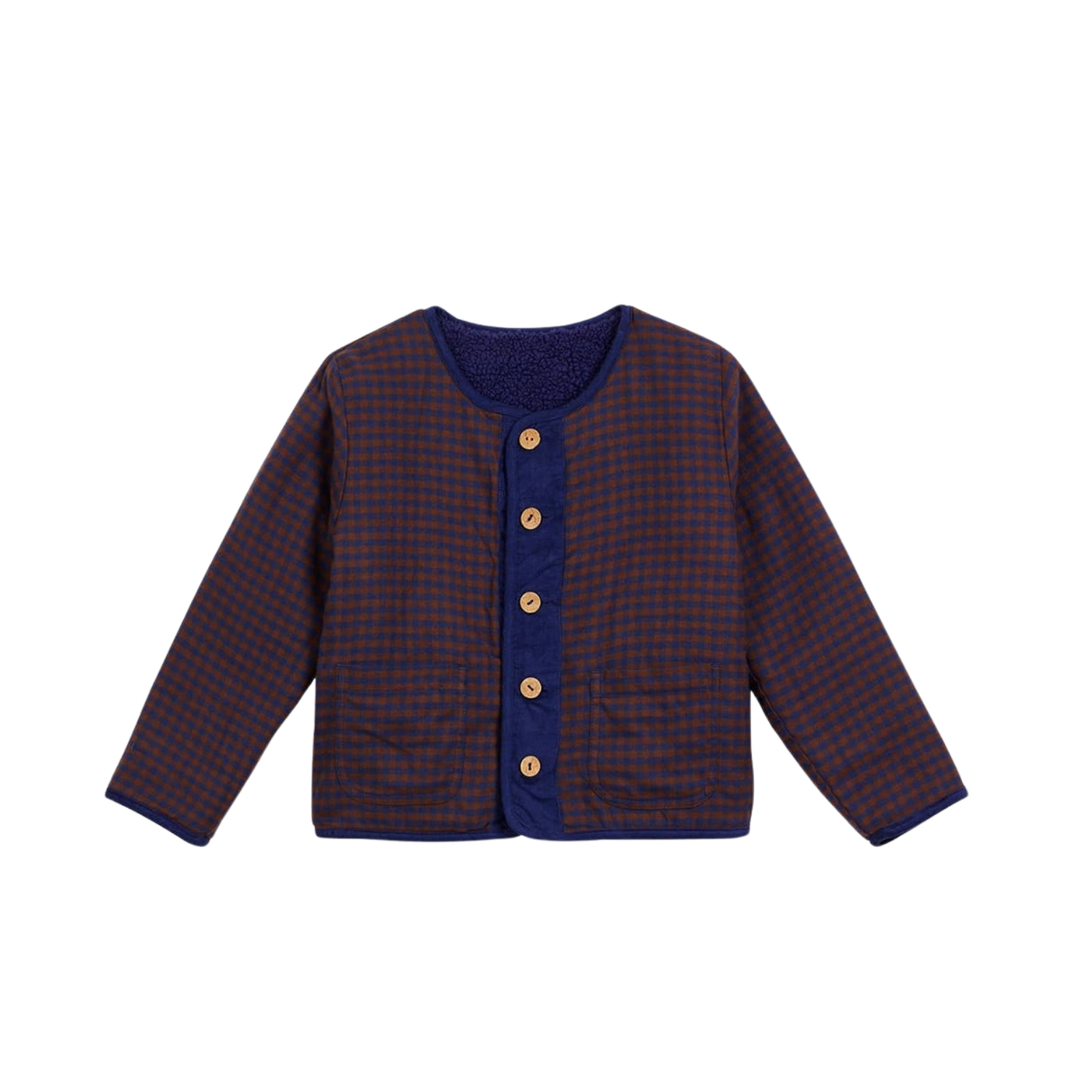 Reversible Sherpa Jacket | Marine