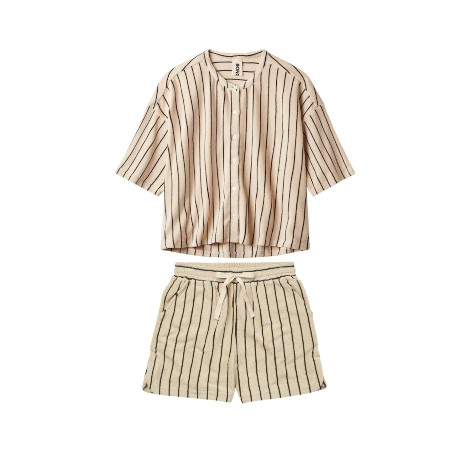 Naram Shirt & Short Set | Striped