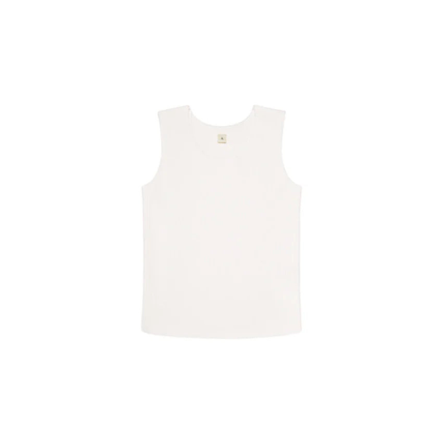 Rib Tank Top | Natural White