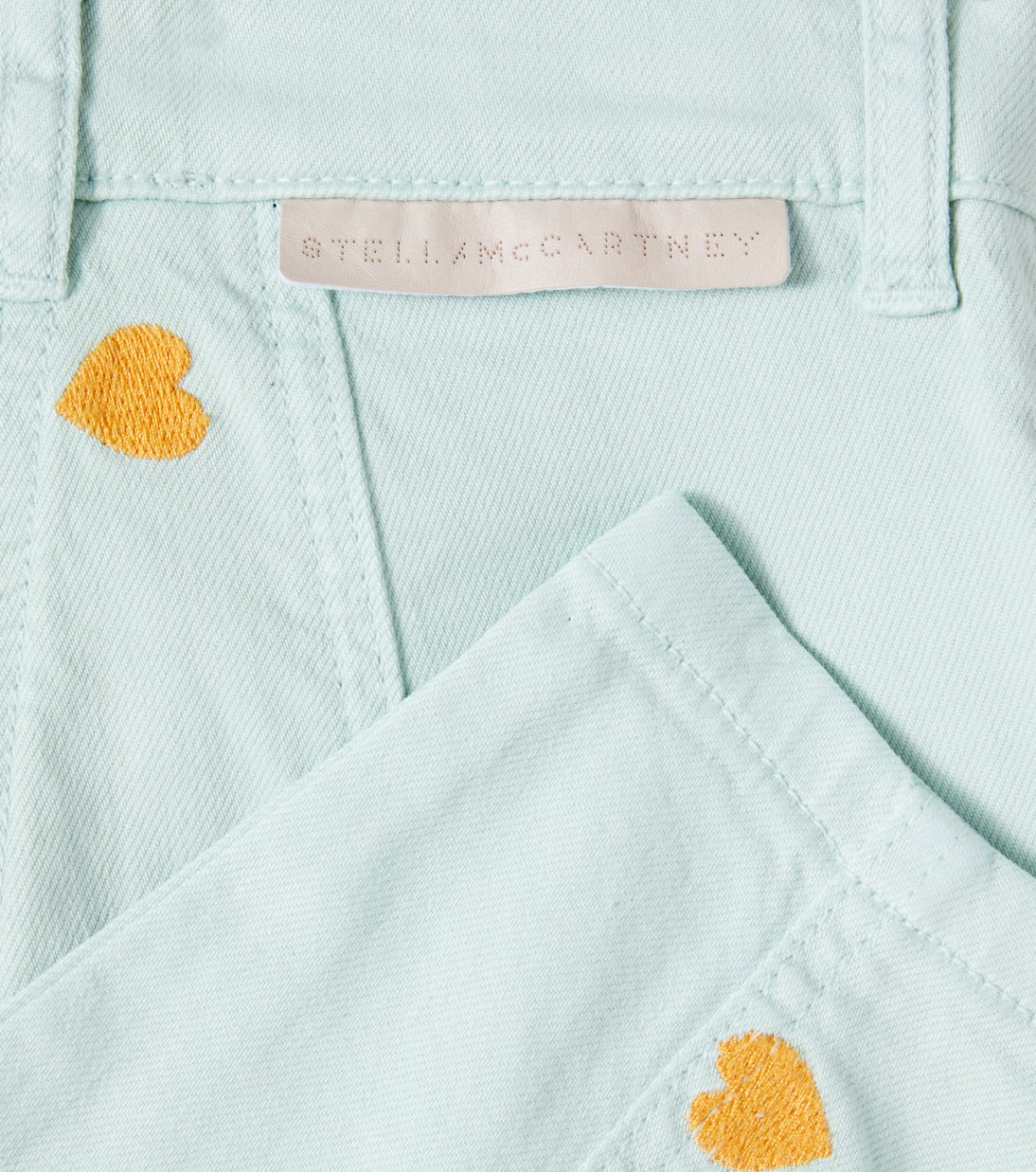 Embroidered Jeans | Green