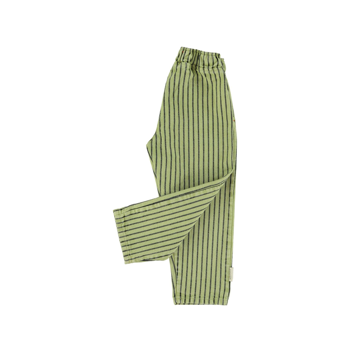 Striped Unisex Trousers | Green/Indigo