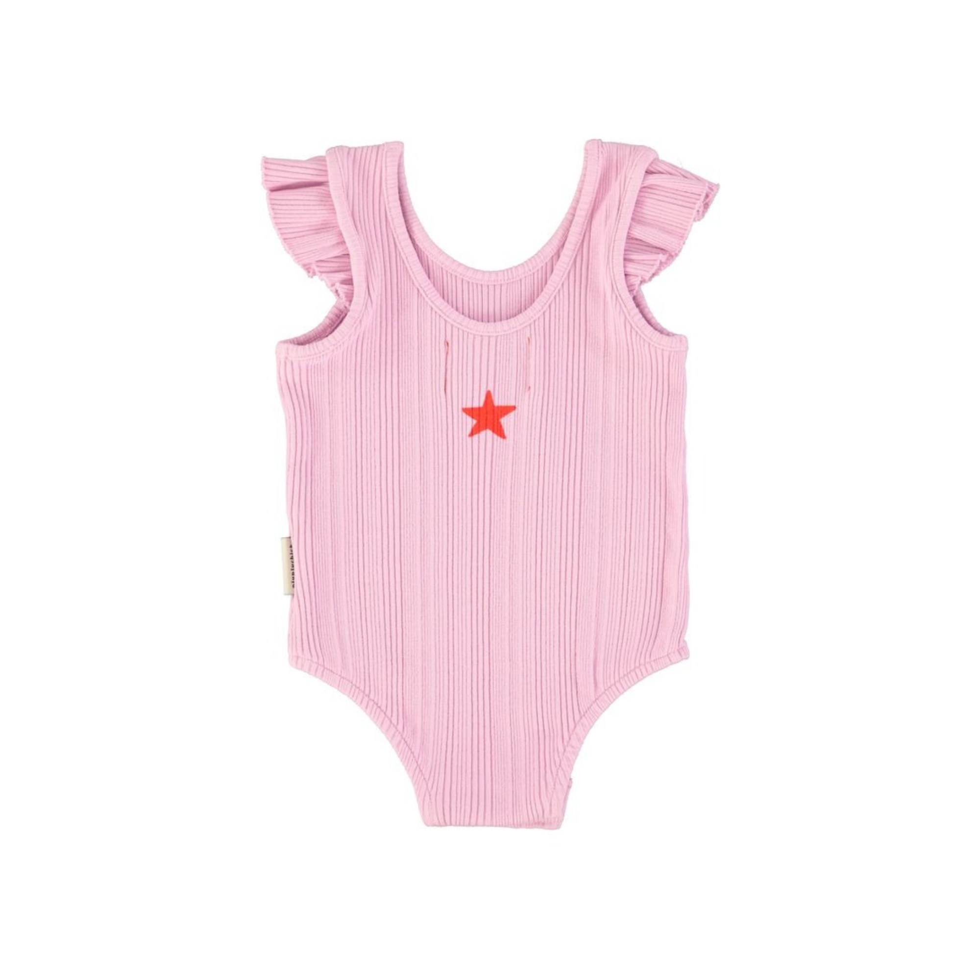 Heart Print Bodysuit | Lilac