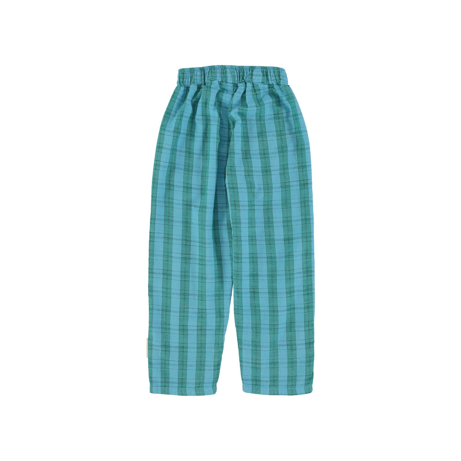 Checkered Unisex Trousers | Blue/Green