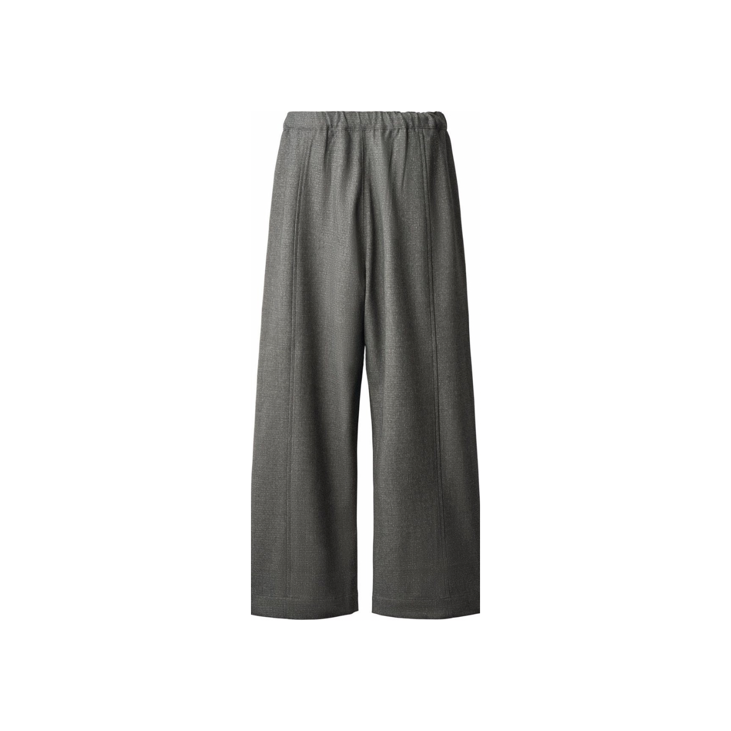 Alvina Flannel Pants | Grey Silver Check