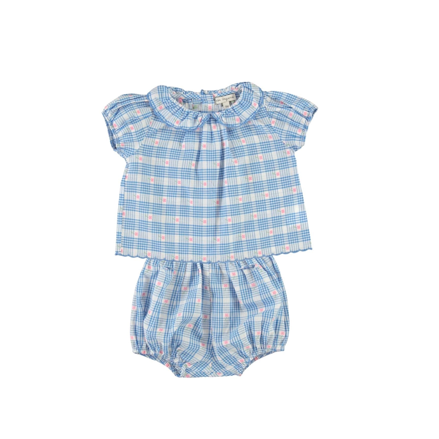Ida Baby Set | Signature Floral Check