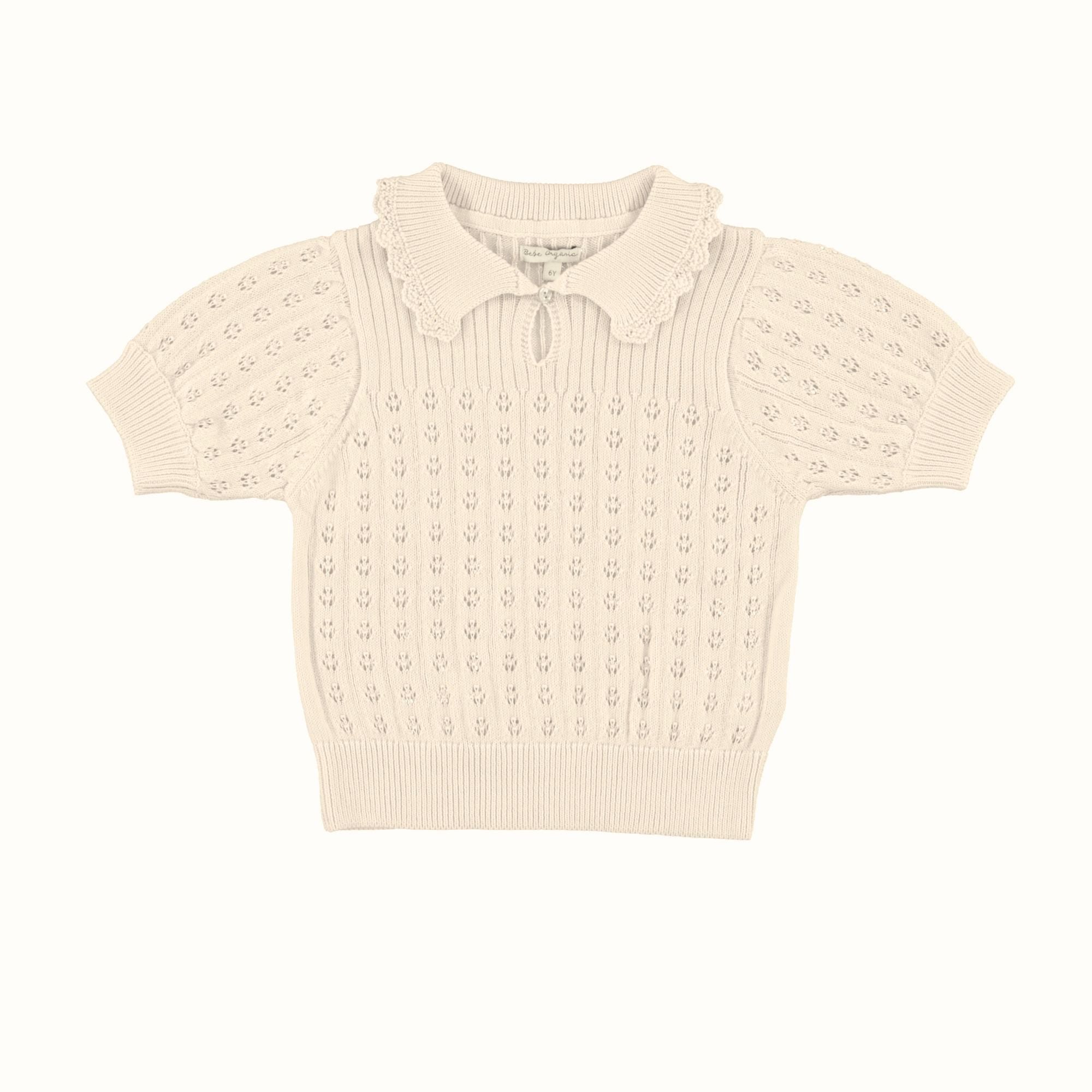 Summer Sweater | Natural Pointelle