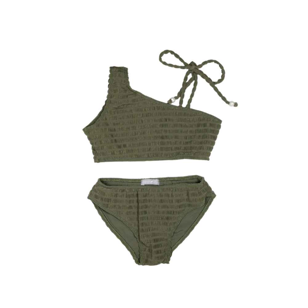 Ribbed Bikini | Olive