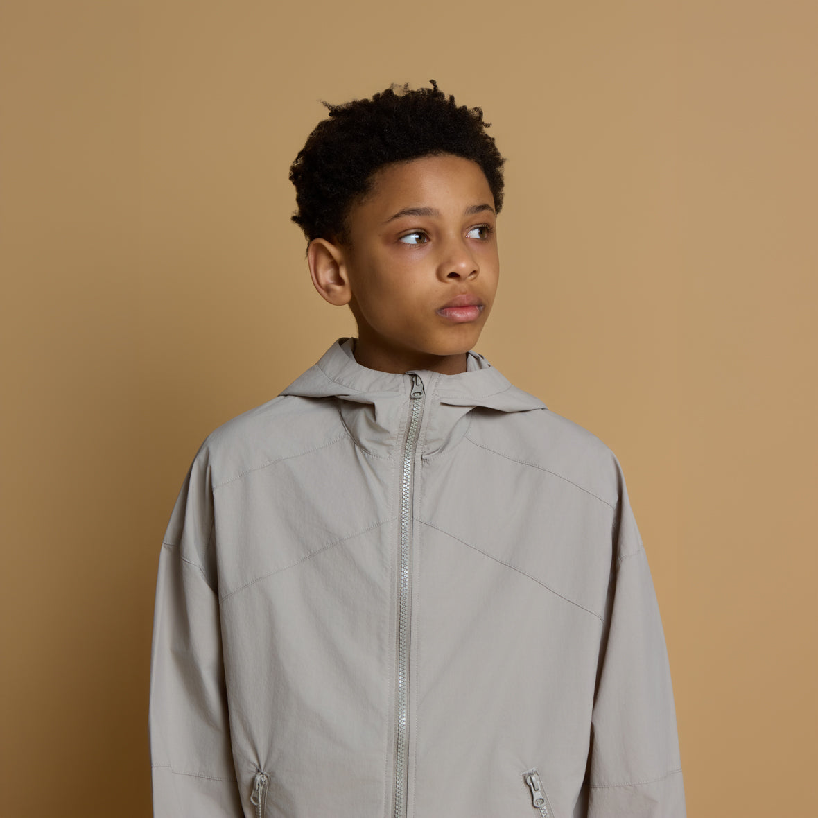 Elevated Windbreaker | Stone