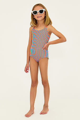 Little Julia One Piece | Petal Stripes