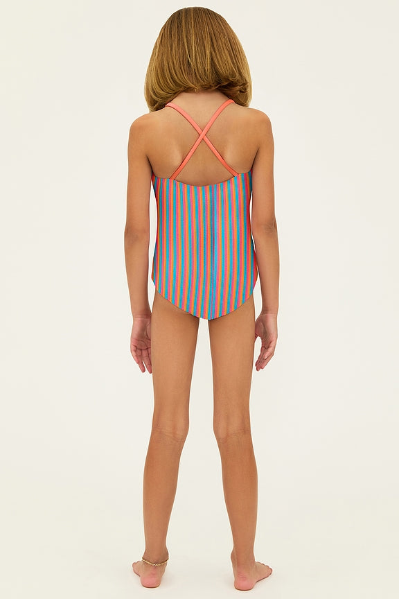 Little Julia One Piece | Petal Stripes