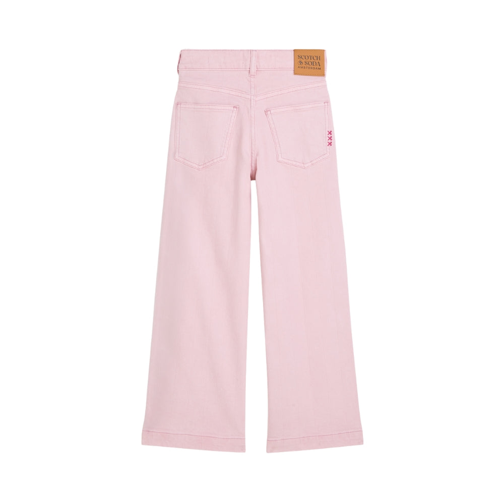 Wave Wide Leg Denim | Lilac Snow