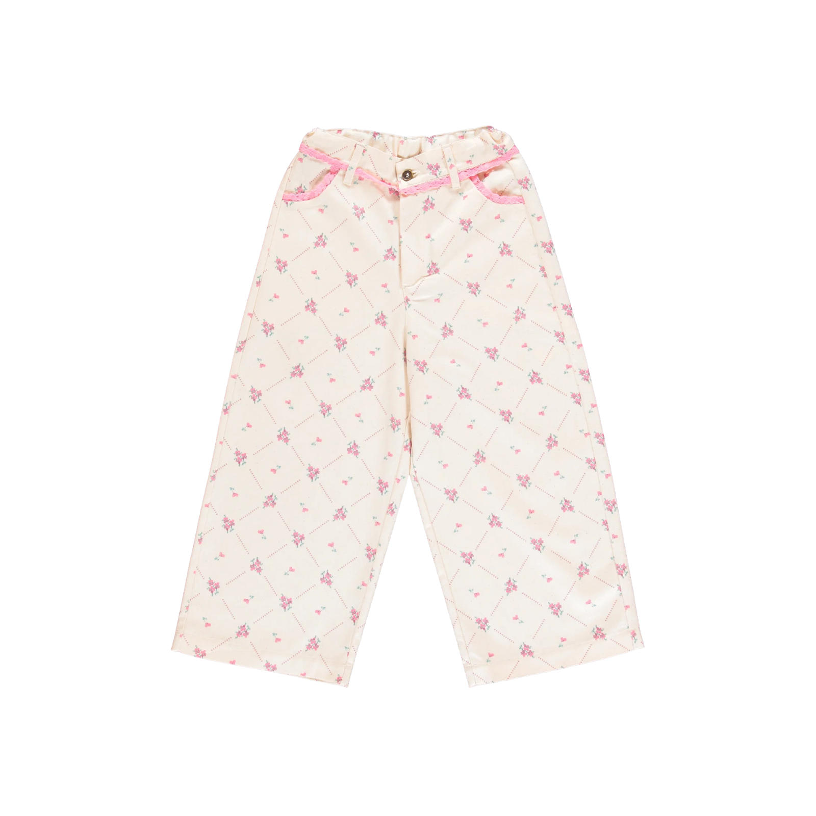 Heidi Pants | Needlepoint Print