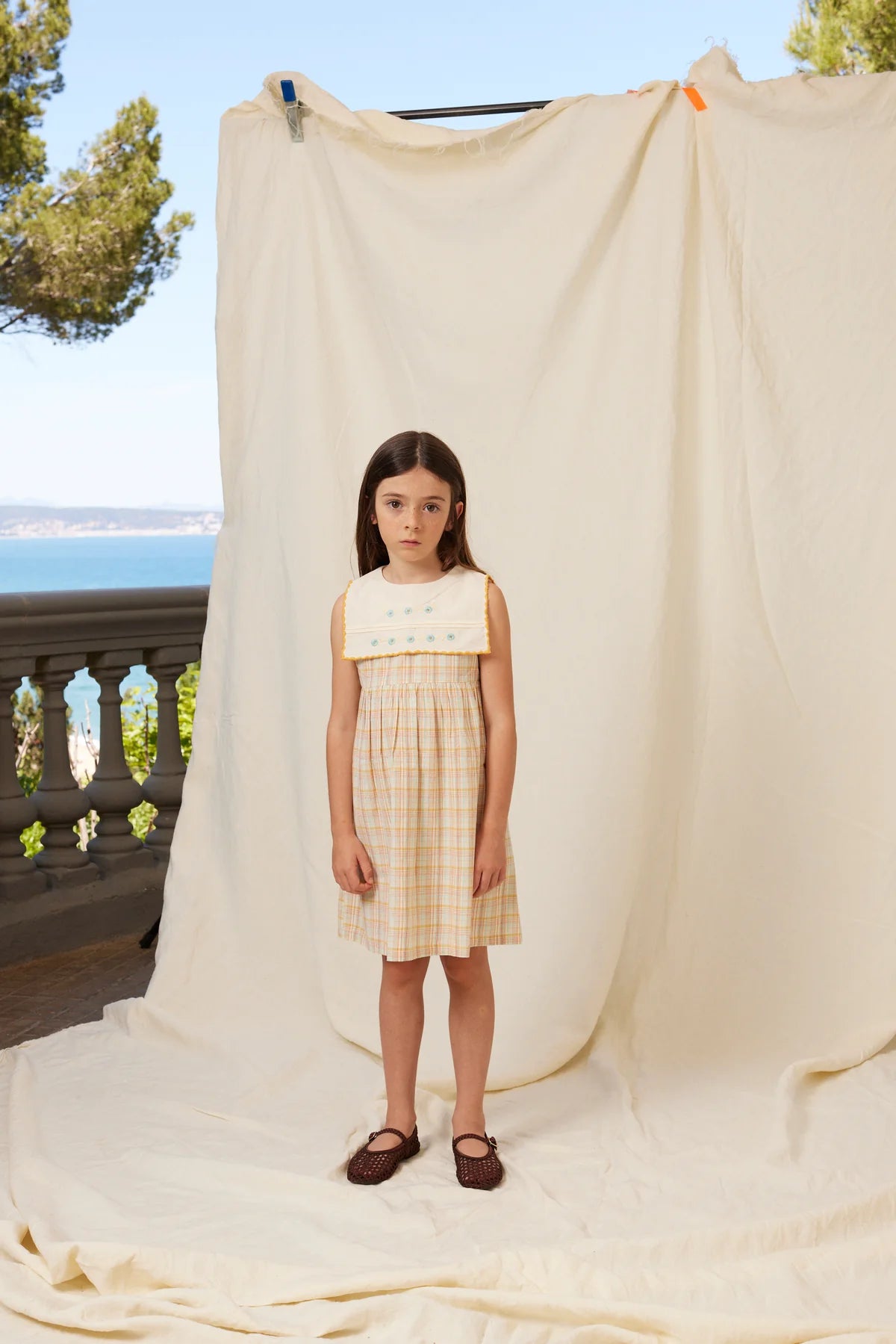 Giulia Dress | Lagoon Checks