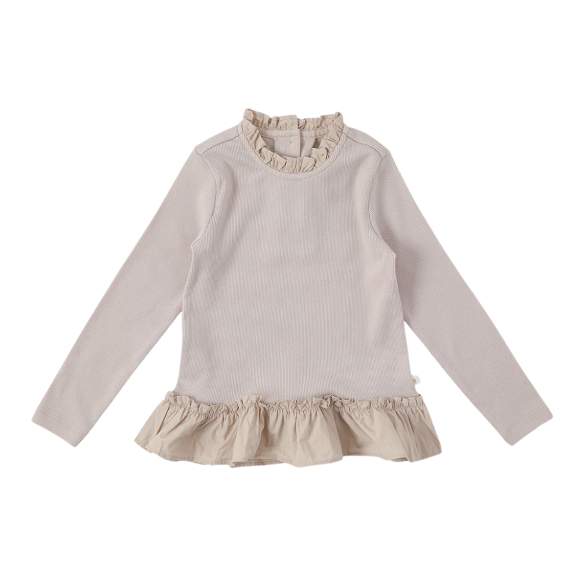 Pure Frill Long Sleeve | Indi Pink