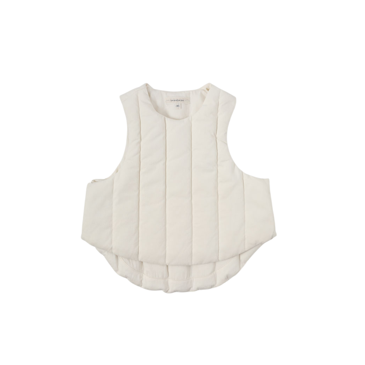 Duck Down Warm Bib | Ivory