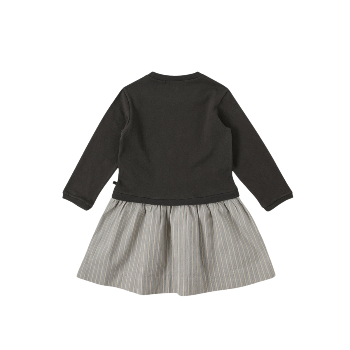Milo Stripe Dress | Charcoal
