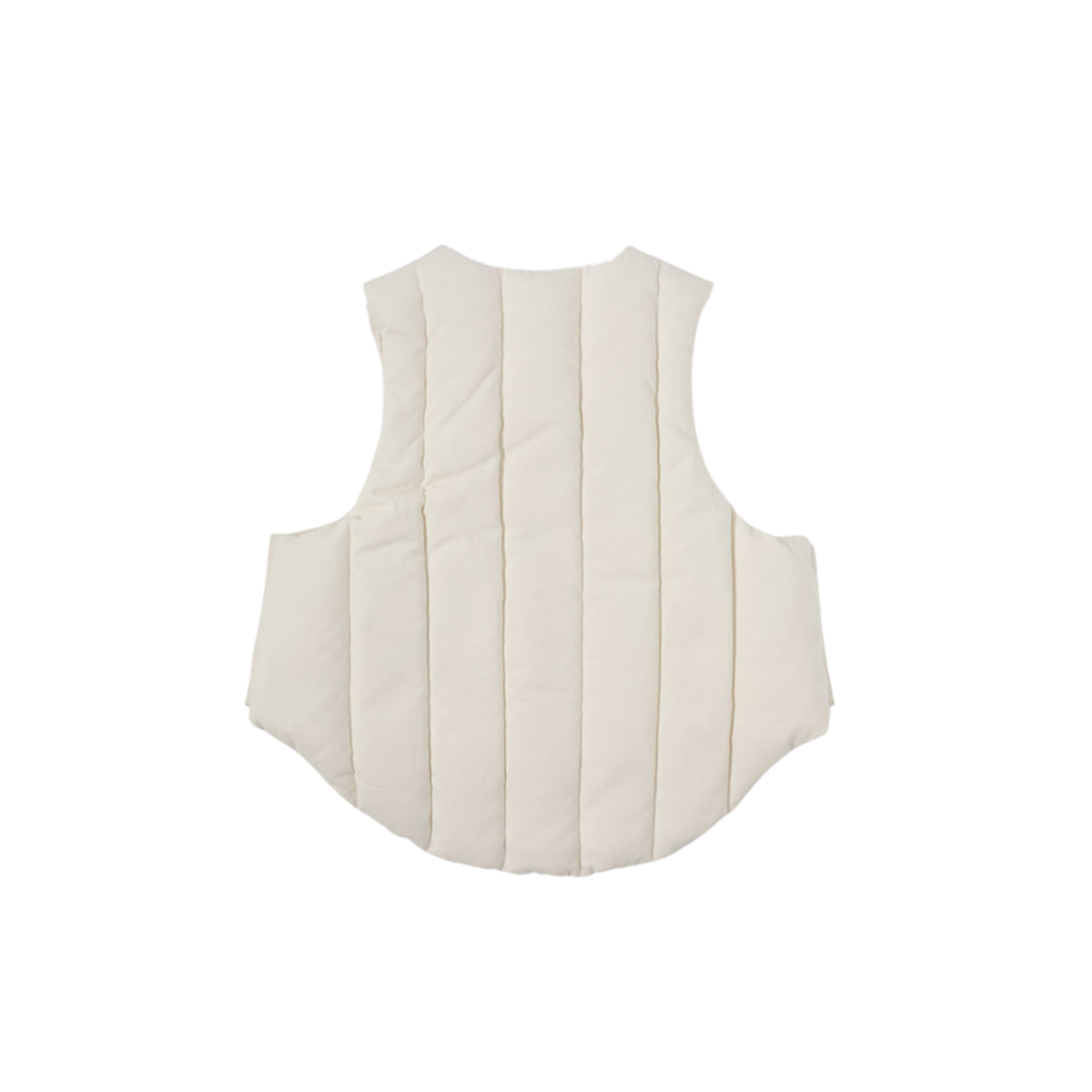 Duck Down Warm Bib | Ivory