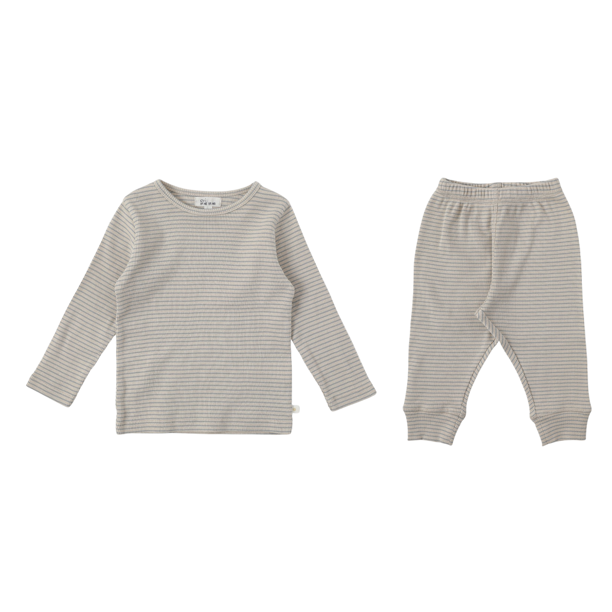 Stripe Twinset | Grayish Blue